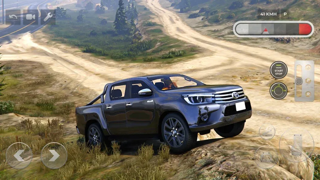 Toyota Hilux 4x4 Mountain Ride (Тойота Хайлюкс 44 Поездка по горам)  [МОД Unlimited Money] Screenshot 5