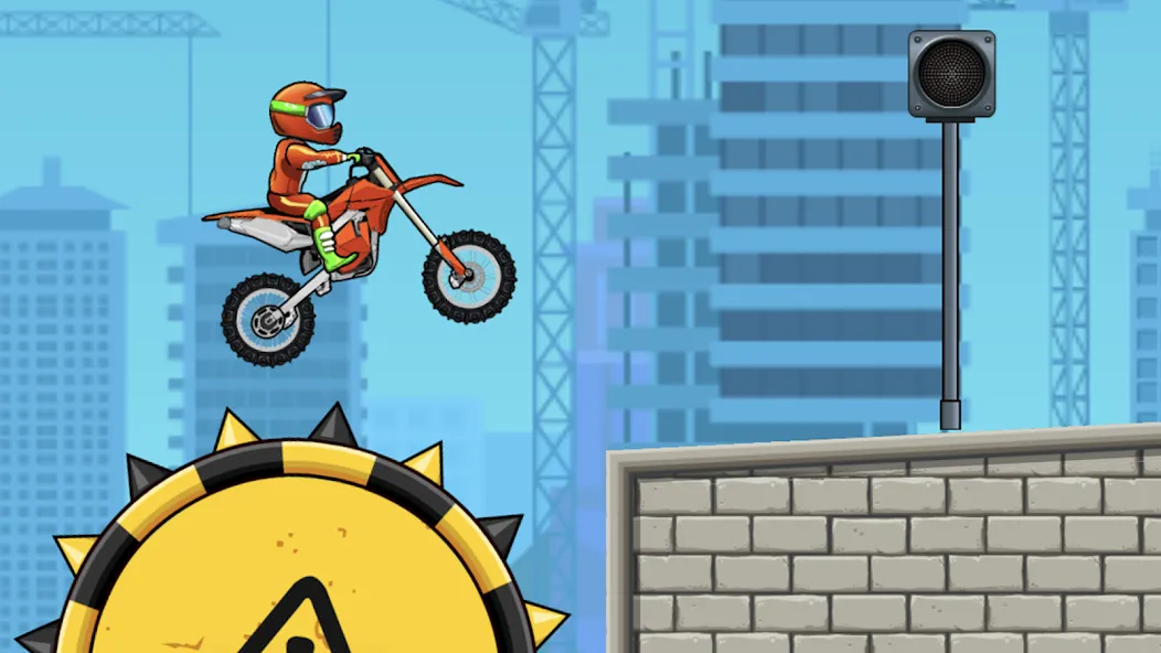 Moto X3M Bike Race Game (Мото 3М Игра на мотоциклах)  [МОД Бесконечные монеты] Screenshot 1