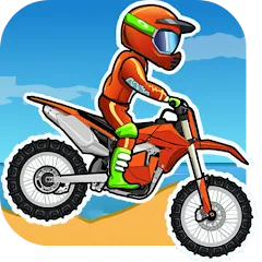 Скачать взломанную Moto X3M Bike Race Game (Мото 3М Игра на мотоциклах)  [МОД Бесконечные монеты] - стабильная версия apk на Андроид