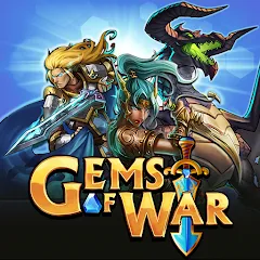 Скачать взлом Gems of War - Match 3 RPG (Гемс оф Вар)  [МОД Mega Pack] - стабильная версия apk на Андроид