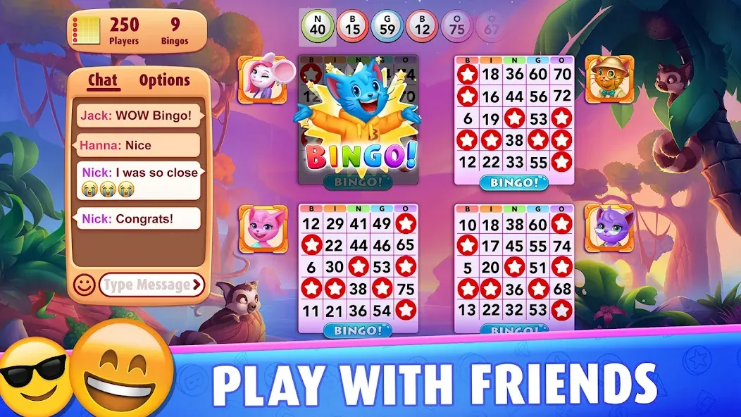 Bingo Blitz™️ - Bingo Games  [МОД Бесконечные монеты] Screenshot 4