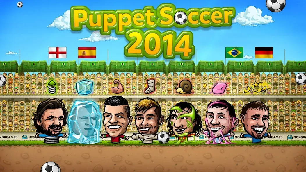 Puppet Soccer - Football  [МОД Меню] Screenshot 4