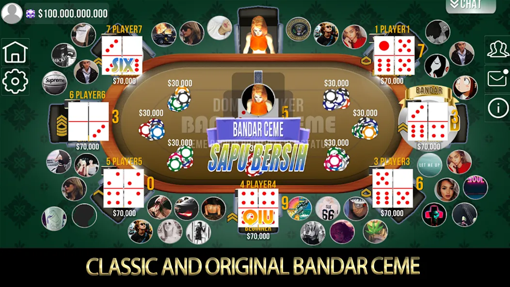 Domino Poker QiuQiu Gaple (Домино Покер ЧиЧи Гапле)  [МОД Menu] Screenshot 4