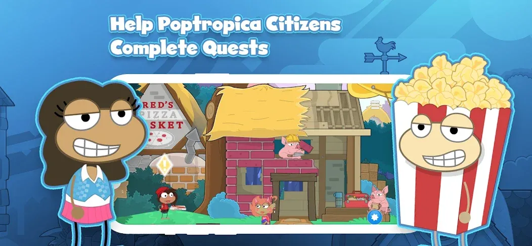 Poptropica: Fun Kids Adventure (Поптропика)  [МОД Menu] Screenshot 3