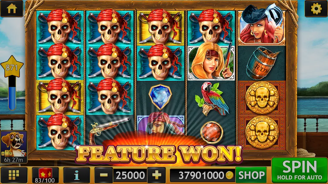 Vegas Slots Galaxy (Вегас Слотс Гэлэкси)  [МОД Много монет] Screenshot 5