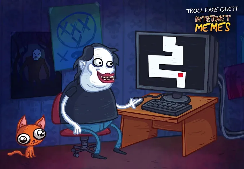 Troll Face Quest Internet Meme (Тролль Фейс Квест Интернет Мем)  [МОД Unlimited Money] Screenshot 1