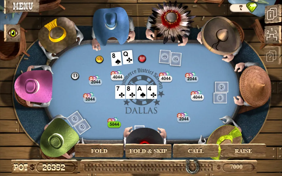 Governor of Poker 2 - Offline  [МОД Unlimited Money] Screenshot 5