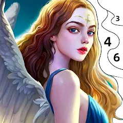 Скачать взломанную Angel & Devil Paint by Number  [МОД Menu] - стабильная версия apk на Андроид