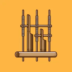 Взломанная Angklung Instrument (Ангклунг инструмент)  [МОД Бесконечные деньги] - последняя версия apk на Андроид