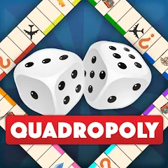 Скачать взломанную Quadropoly - Classic Business  [МОД Mega Pack] - последняя версия apk на Андроид