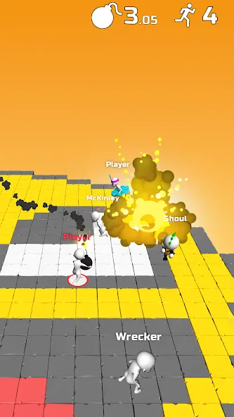 Do Not Boom .io - Tag io game  [МОД Unlocked] Screenshot 4