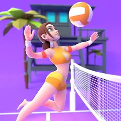 Скачать взлом Beach Volleyball Game (Бичволлейбол игра)  [МОД Меню] - последняя версия apk на Андроид