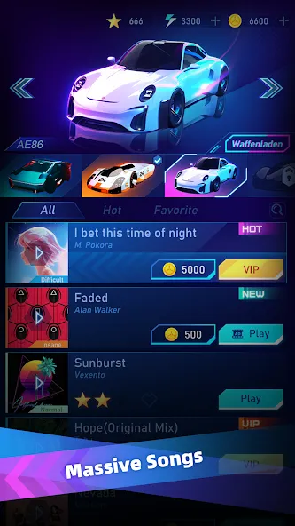 Music Racing GT: EDM & Cars (Музыка Гонок ГТ)  [МОД Unlocked] Screenshot 2