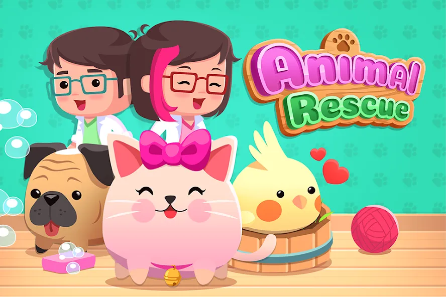 Animal Rescue: Pet Shop Story (Анимал Рескью)  [МОД Mega Pack] Screenshot 1