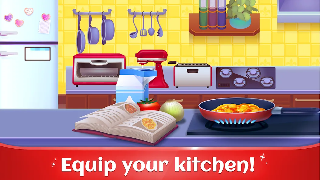 Cookbook Master: Cooking Games (Кулинарный Мастер)  [МОД Unlocked] Screenshot 1