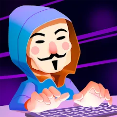 Взломанная Hacking Hero: Hacker Clicker (Хакинг герой)  [МОД Много денег] - полная версия apk на Андроид