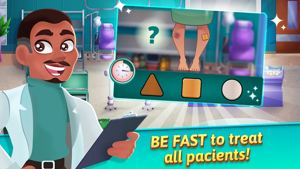 Medicine Dash: Hospital Game (Медицинский Дэш)  [МОД Menu] Screenshot 2