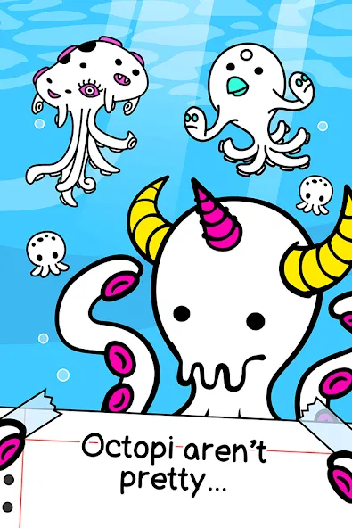 Octopus Evolution: Idle Game (Октопус Эволюция)  [МОД Unlocked] Screenshot 1