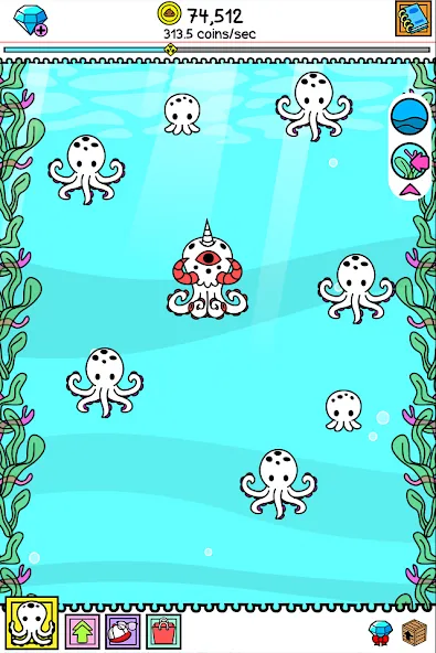 Octopus Evolution: Idle Game (Октопус Эволюция)  [МОД Unlocked] Screenshot 5