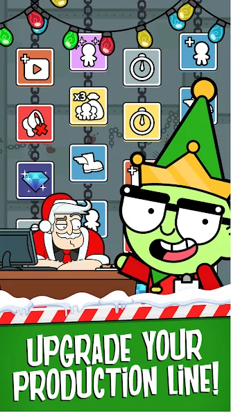 Santa’s Capitalist Factory  [МОД Много монет] Screenshot 5