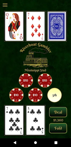 Riverboat Gambler (Ривербоат Гэмблер)  [МОД Много монет] Screenshot 2