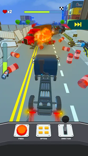 Crazy Rush 3D: Race Master (Крейзи Раш 3Д)  [МОД Menu] Screenshot 3