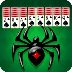 Скачать взлом Spider Solitaire: Card Game (Спайдер Солитер)  [МОД Unlocked] - стабильная версия apk на Андроид