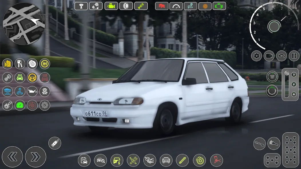 2114 LADA Russian Streets Drag  [МОД Меню] Screenshot 3