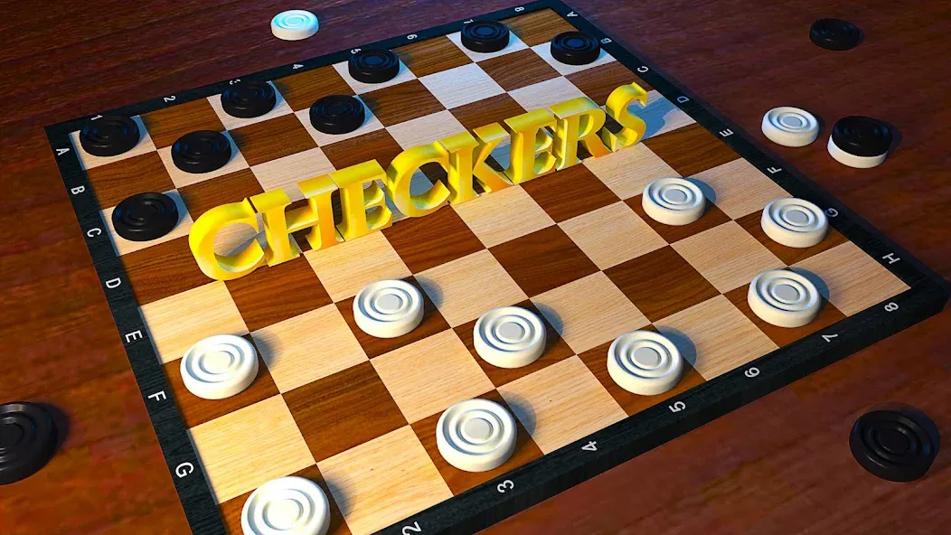 Checkers: Checkers Online- Dam  [МОД Много денег] Screenshot 1