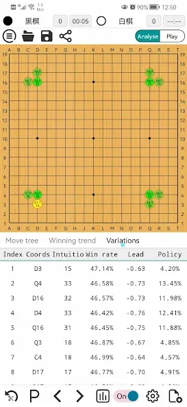 AhQ Go - Strongest Go Game AI (АхКу Го)  [МОД Бесконечные монеты] Screenshot 2
