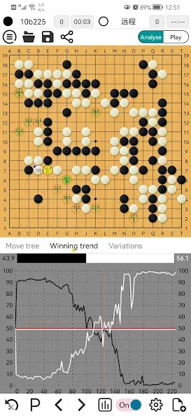 AhQ Go - Strongest Go Game AI (АхКу Го)  [МОД Бесконечные монеты] Screenshot 3