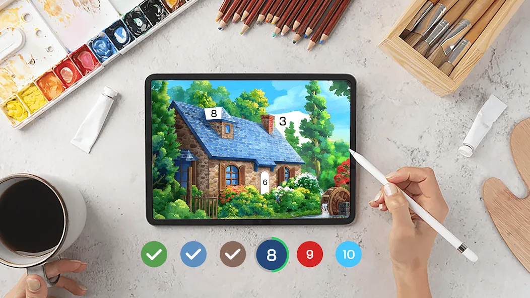 Tap Color Pro: Color By Number (Тап Колор Про)  [МОД Menu] Screenshot 1