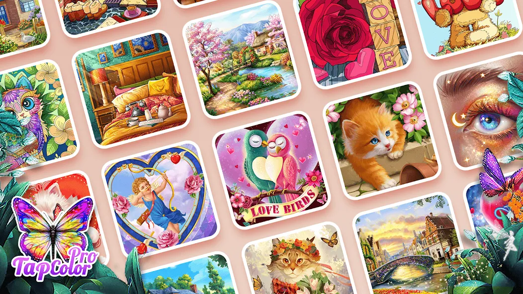 Tap Color Pro: Color By Number (Тап Колор Про)  [МОД Menu] Screenshot 3