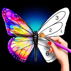 Взломанная Tap Color Pro: Color By Number (Тап Колор Про)  [МОД Menu] - стабильная версия apk на Андроид