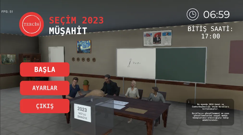 Seçim 2023 Müşahit oyunu  [МОД Unlocked] Screenshot 1