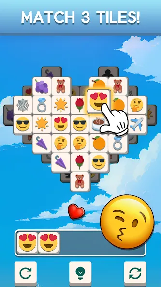 Tile Match Emoji -Triple Tile (Тил Матч Эмоджи)  [МОД Mega Pack] Screenshot 2