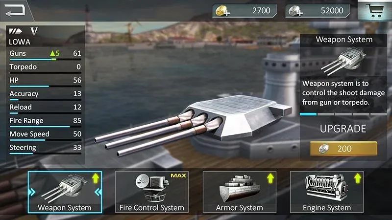 Warship Attack 3D  [МОД Бесконечные деньги] Screenshot 3