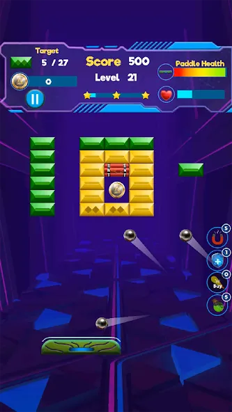 Brick Breaker- Bricks 3d Game (Бриксандболл)  [МОД Unlocked] Screenshot 2