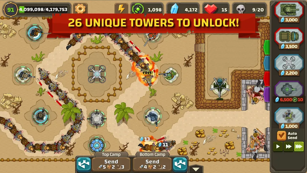 Ancient Allies Tower Defense (Аншент Эллайес Тауэр Дефенс)  [МОД Menu] Screenshot 1