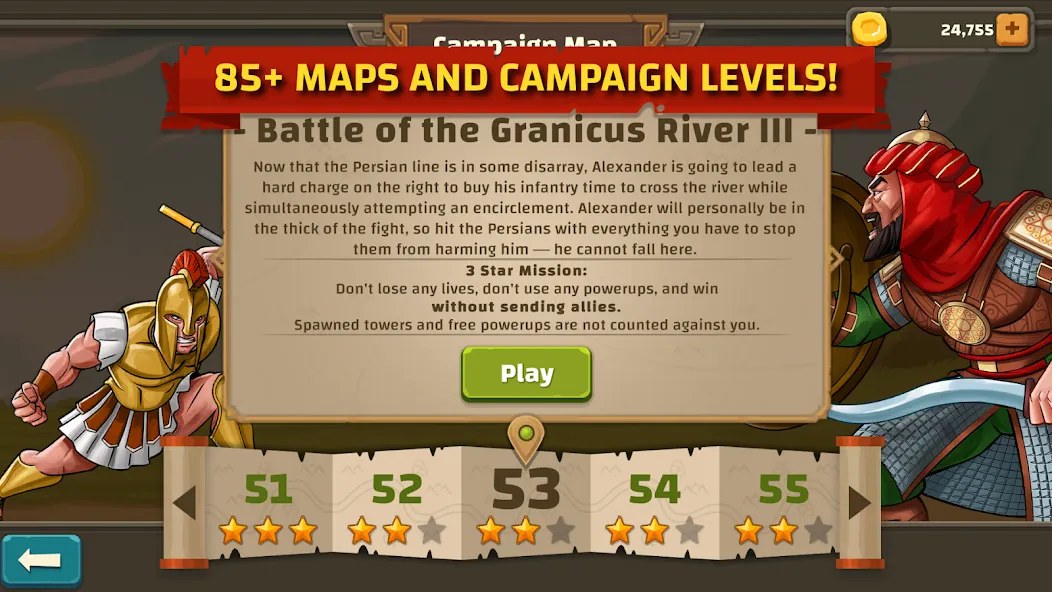 Ancient Allies Tower Defense (Аншент Эллайес Тауэр Дефенс)  [МОД Menu] Screenshot 5