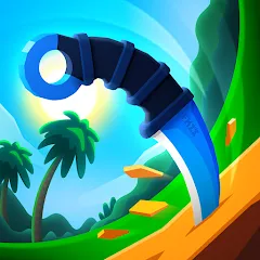 Взломанная Flippy Knife: 3D flipping game (Флиппи Найф)  [МОД Меню] - последняя версия apk на Андроид