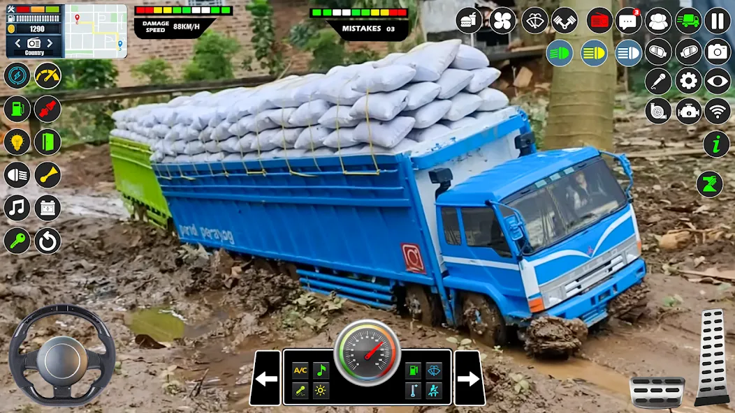 Mud Truck Runner Simulator 3D  [МОД Unlocked] Screenshot 5