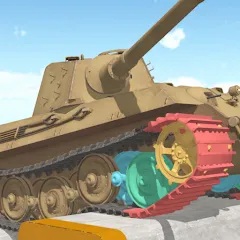 Взлом Tank Physics Mobile Vol.3  [МОД Все открыто] - полная версия apk на Андроид