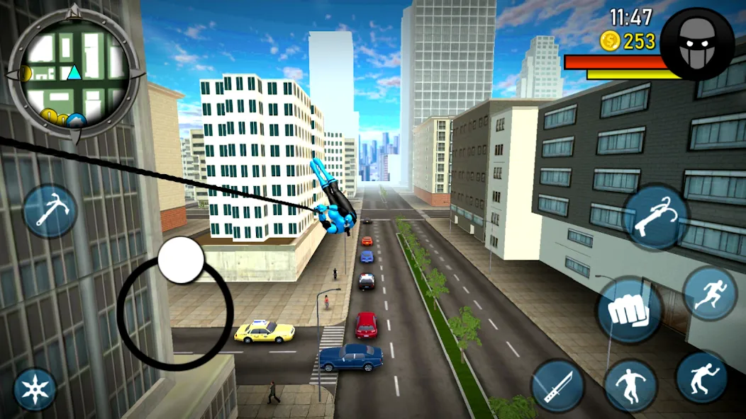 Blue Ninja : Superhero Game (Блу Ниндзя)  [МОД Много монет] Screenshot 5