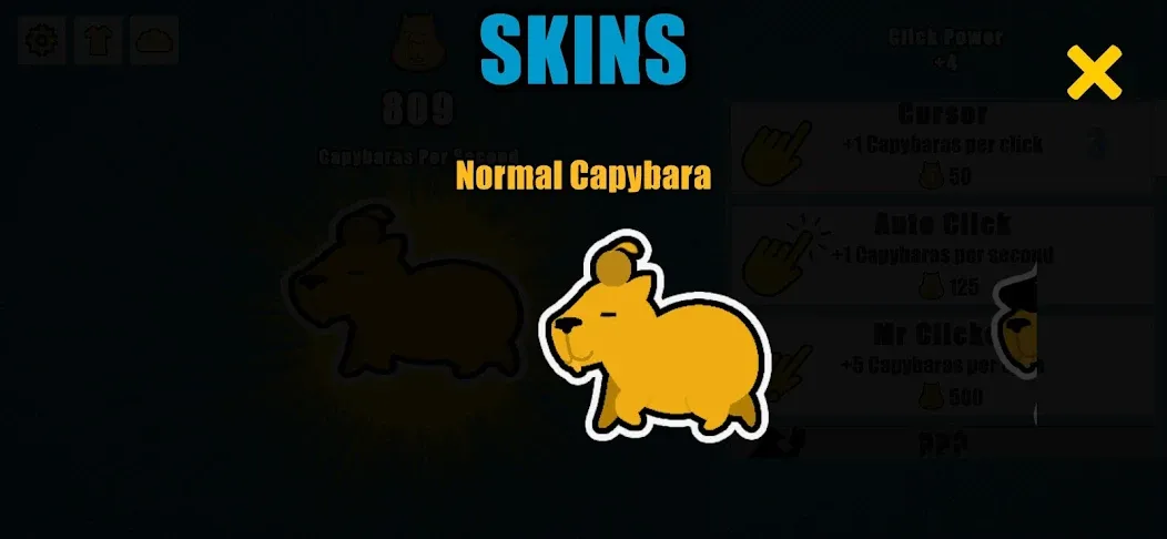 Capybara Clicker (Капибара Кликер)  [МОД Бесконечные монеты] Screenshot 3