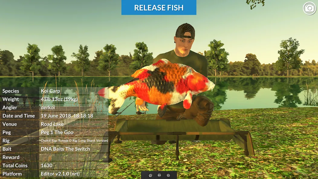 Carp Fishing Simulator (Карп Фишинг Симулятор)  [МОД Много денег] Screenshot 1