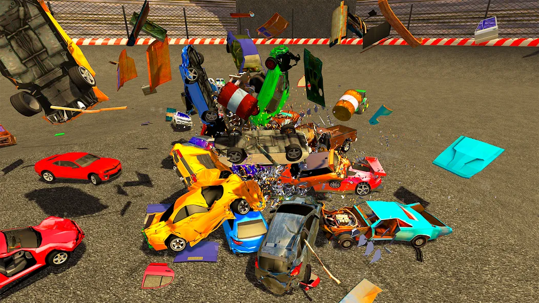 Demolition Derby Mad Car Crash (Дерби Деструкция Симулятор)  [МОД Меню] Screenshot 1