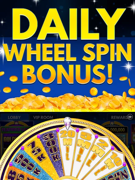 Spin Vegas Slots: Slot Games (Спин Вегас слоты)  [МОД Меню] Screenshot 3