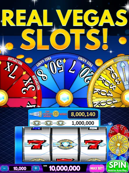 Spin Vegas Slots: Slot Games (Спин Вегас слоты)  [МОД Меню] Screenshot 4