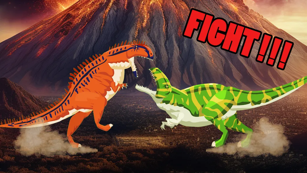 T-Rex Fights More Dinosaurs  [МОД Бесконечные деньги] Screenshot 3